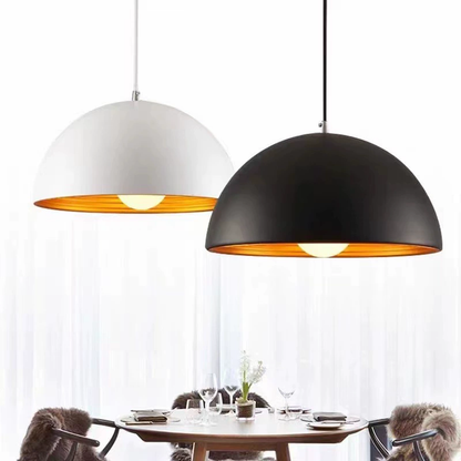 Lustra Suspendata FineLynx™ XL-Goldish Black/White  Negru-auriu/Alb-auriu