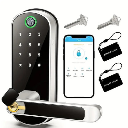 Incuietoare Inteligenta XNOTECH® Smart Lock Black