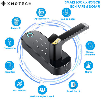 Incuietoare Inteligenta XNOTECH® Smart Lock Black