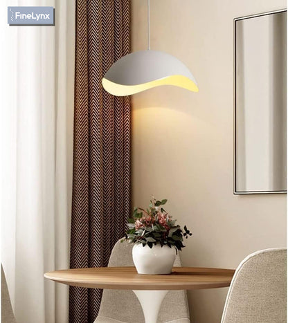 Lustra FineLynx White Waves Alb