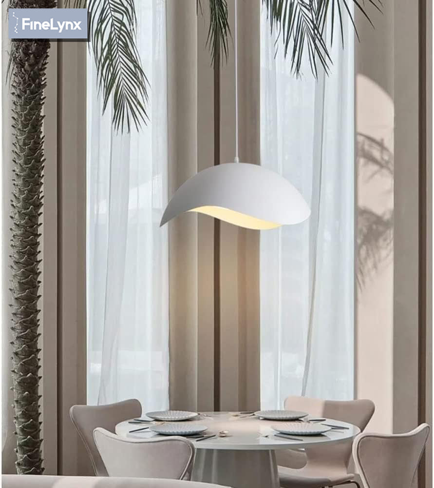 Lustra FineLynx White Waves Alb